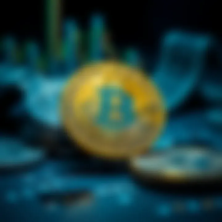 Visual representation of cryptocurrency alliances and collaborations