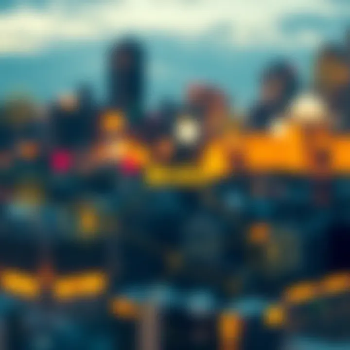 Diagram showing the interdependence within blockchain ecosystems