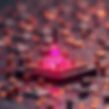 Illustration of blockchain technology integration with digital assets