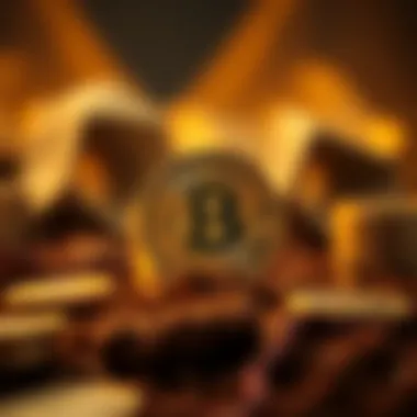 Conceptual representation of authenticity in cryptocurrency