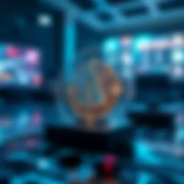 A visual representation of the blockchain technology behind Axie Infinity