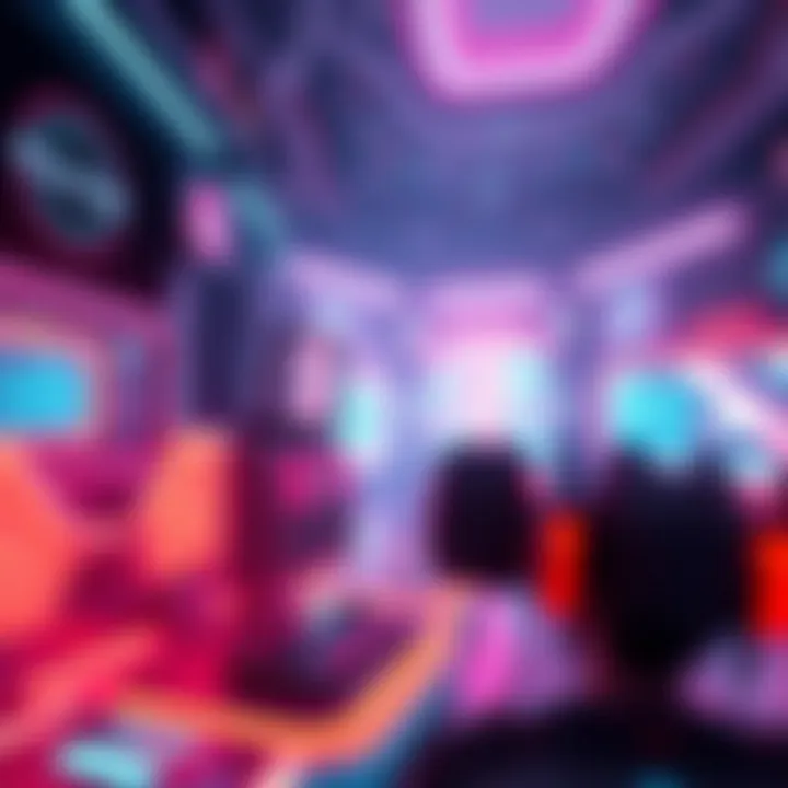 A futuristic depiction of the metaverse and NFTs integrated with Axie Infinity