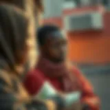 Challenges of Unbanked Individuals Visual representation of unbanked individuals facing financial barriers