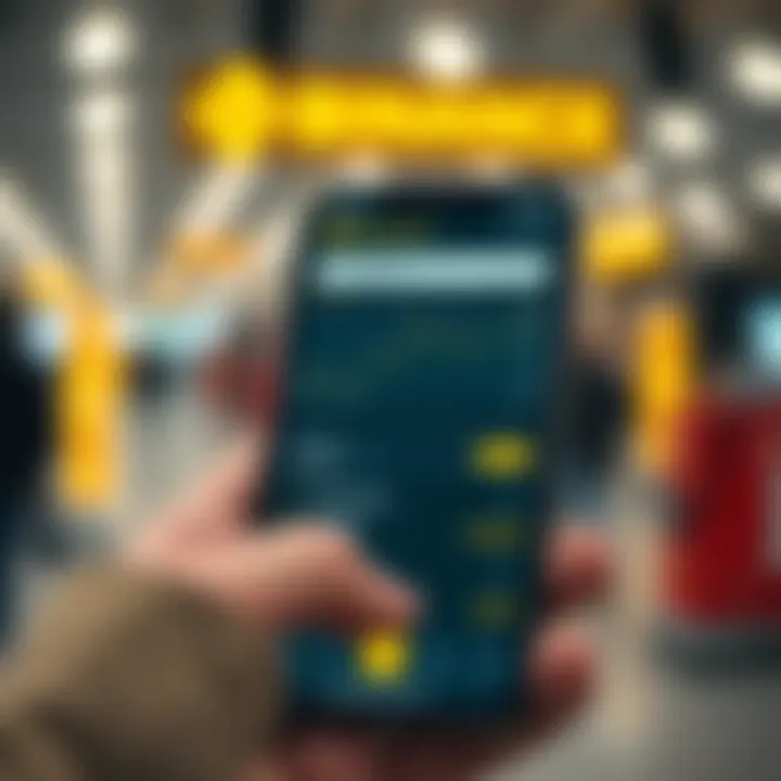 Navigating Binance mobile interface