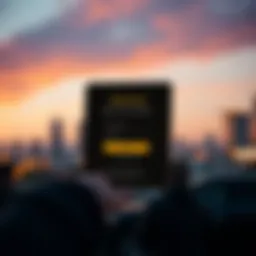 Illustration of a user interface for signing up on a cryptocurrency platform