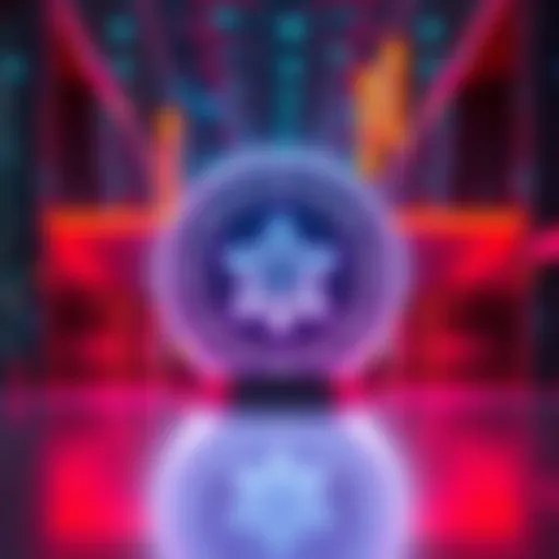 Visual representation of the BitStar concept in cryptocurrency