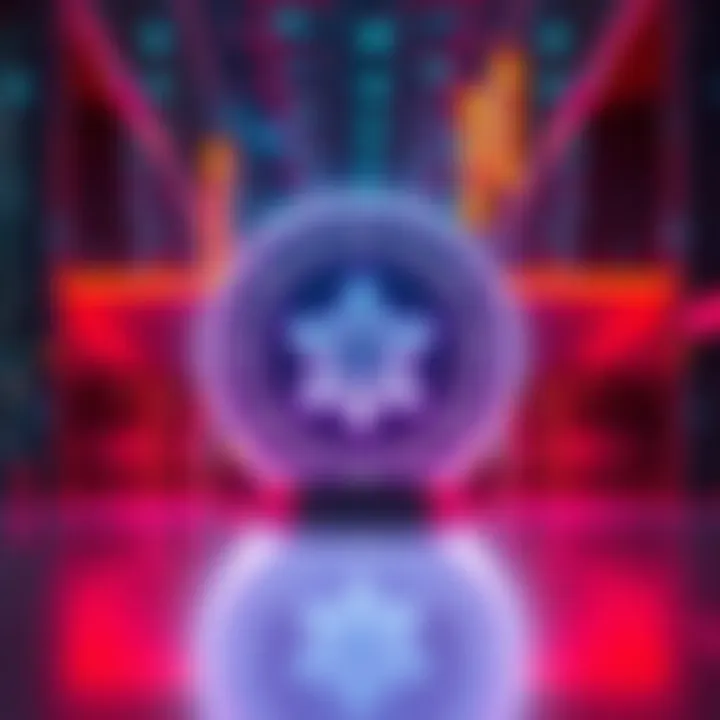 Visual representation of the BitStar concept in cryptocurrency