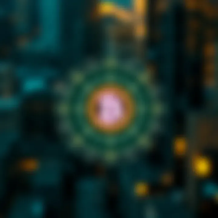 Visual diagram illustrating how blockchain works