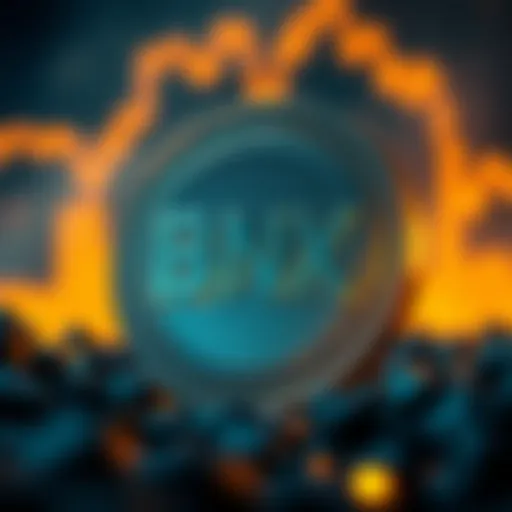 Graphical representation of BNX coin market trends