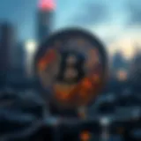 Symbol of innovation in blockchain technology