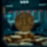 An intricate illustration depicting the role of coin dealers in cryptocurrency markets