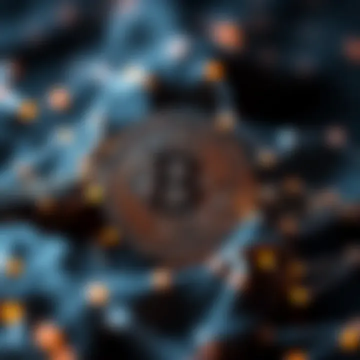 Conceptual illustration of blockchain interoperability