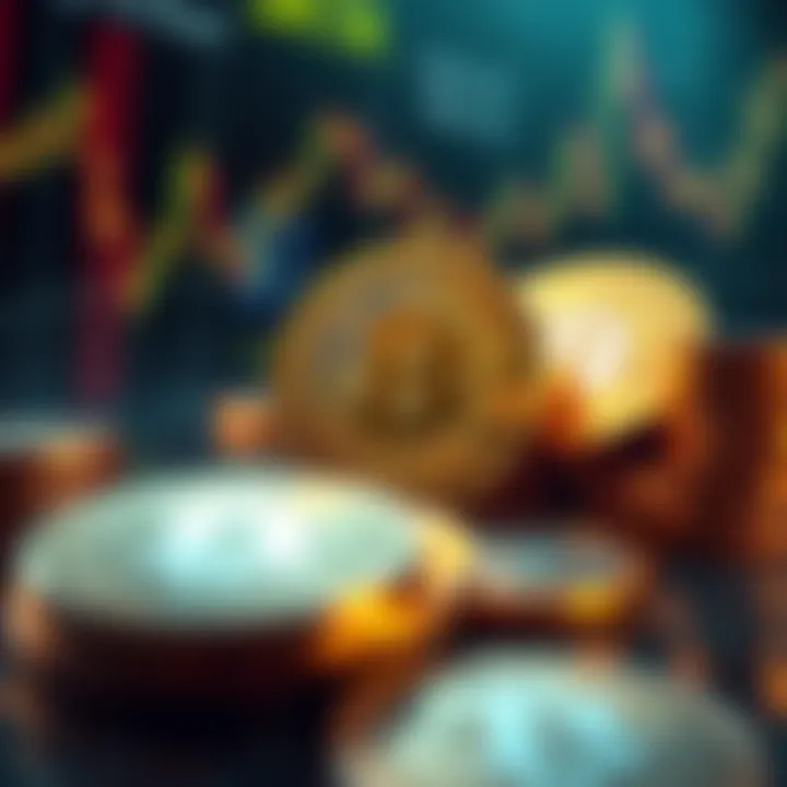 Cryptocurrency Market Trends Visual representation of cryptocurrency market trends