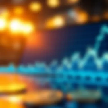 Cryptocurrency Market Dynamics Graph illustrating cryptocurrency market trends