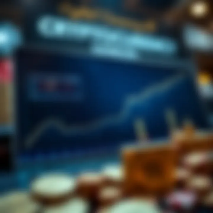 Graph depicting the evolution of cryptocurrency gambling