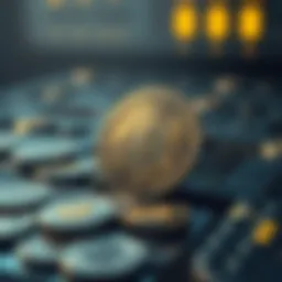 Illustration depicting the concept of cryptocurrency lockup release.