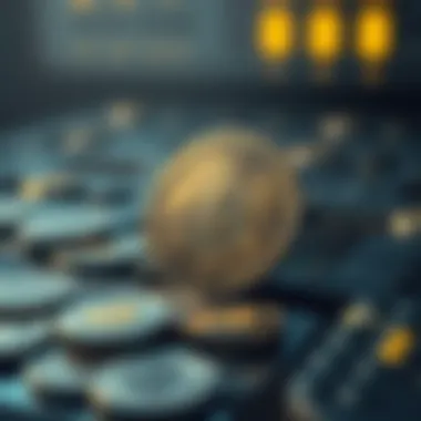 Illustration depicting the concept of cryptocurrency lockup release.