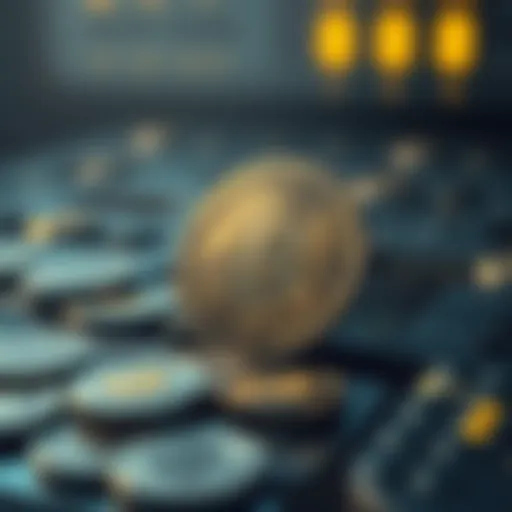 Illustration depicting the concept of cryptocurrency lockup release.