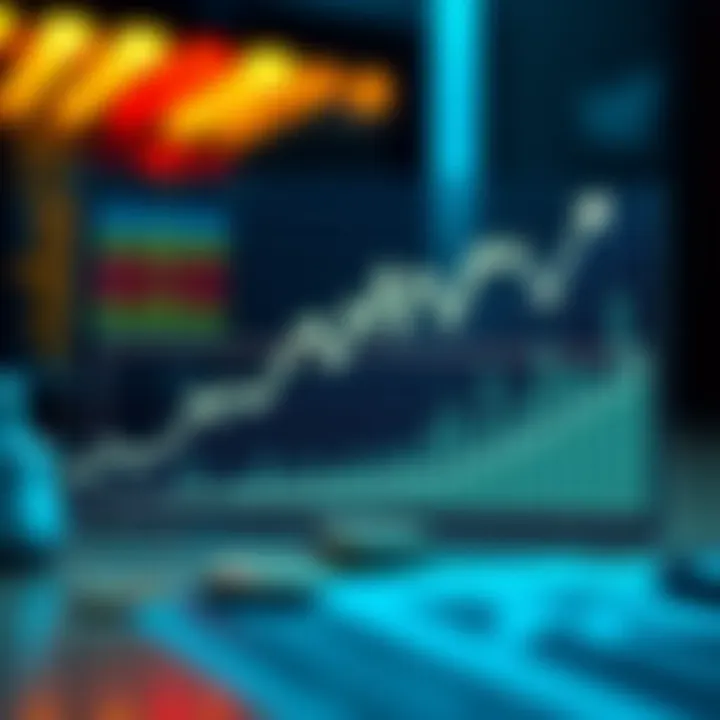 Graph depicting the rise of cryptocurrency markets