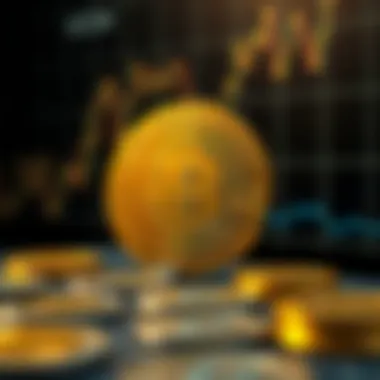 A graphic representation of market trends for cryptocurrencies