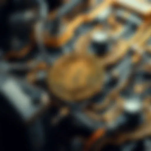 Visual representation of cryptocurrency mining complexity