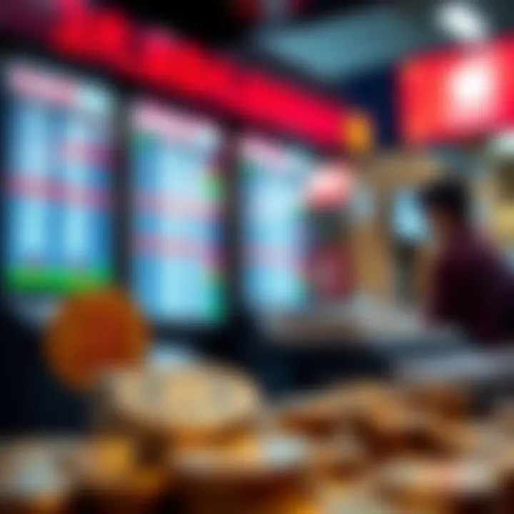 Currency exchange concept