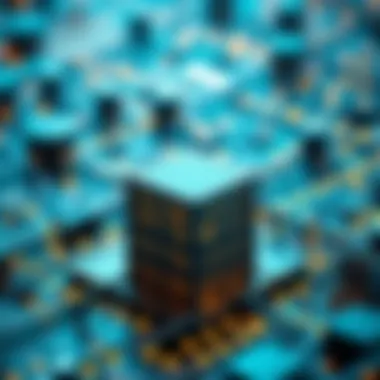 Diagram illustrating decentralized data storage