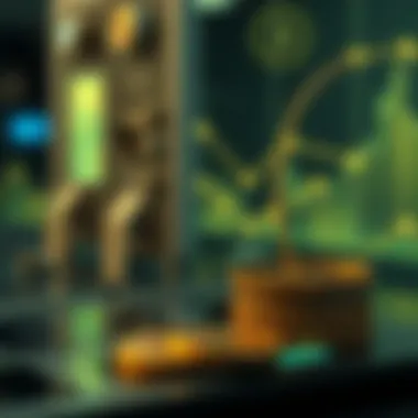 An artistic representation of digital asset provenance