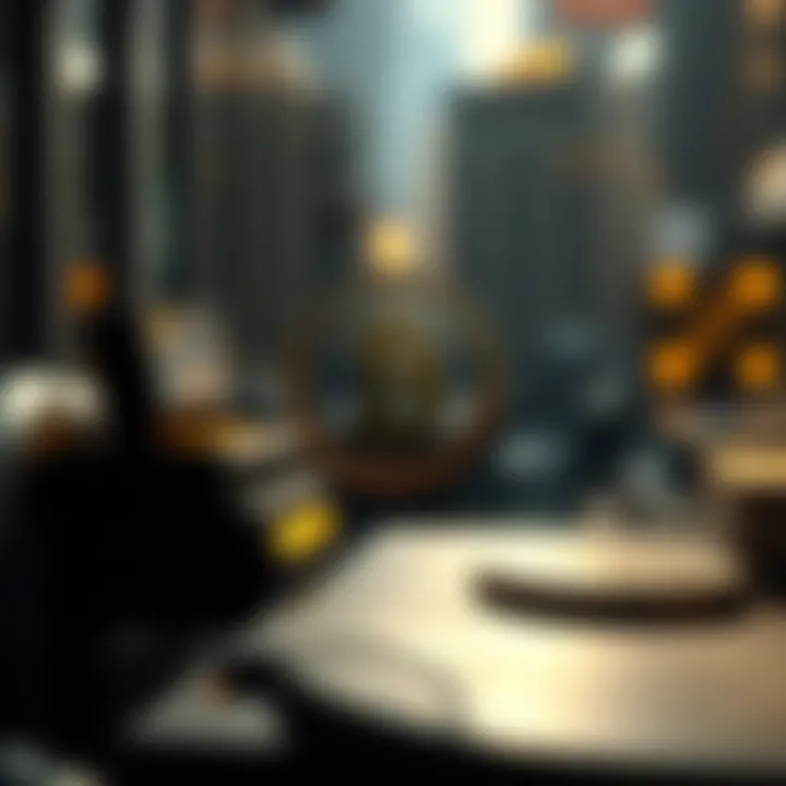 Conceptual representation of decentralized finance