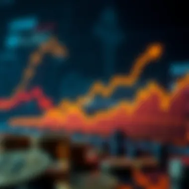 Graph illustrating economic trends related to bonds