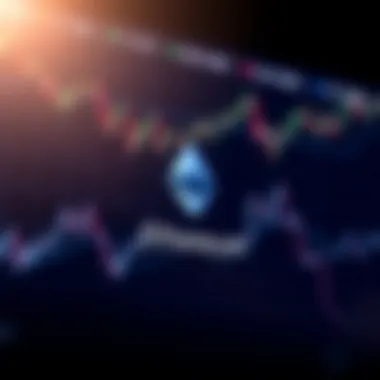 Graph depicting market trends and investment opportunities in Ethereum