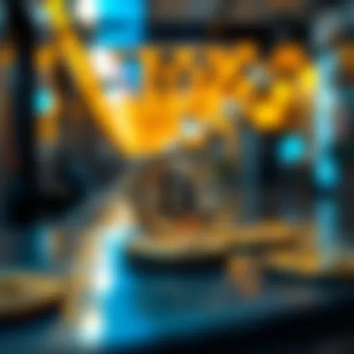 Visual representation of cryptocurrency investment trends