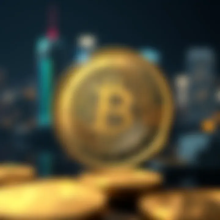 Futuristic vision of credit coins in financial ecosystems