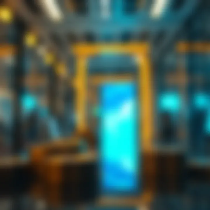 A conceptual image showcasing the potential future of finance with DeFi