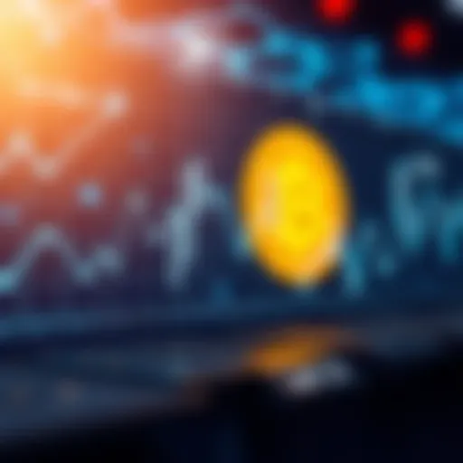 Visual representation of blockchain data analytics