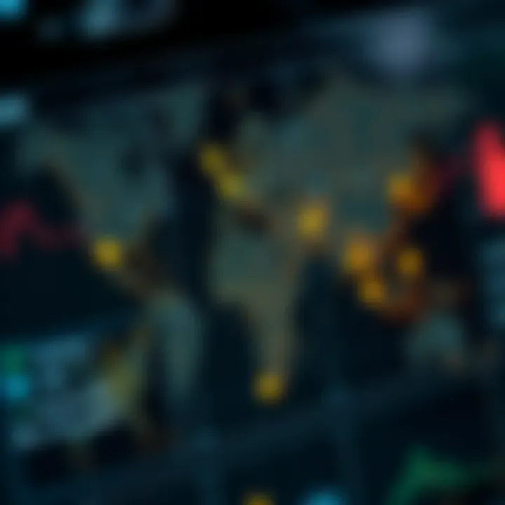 A global map highlighting the United States