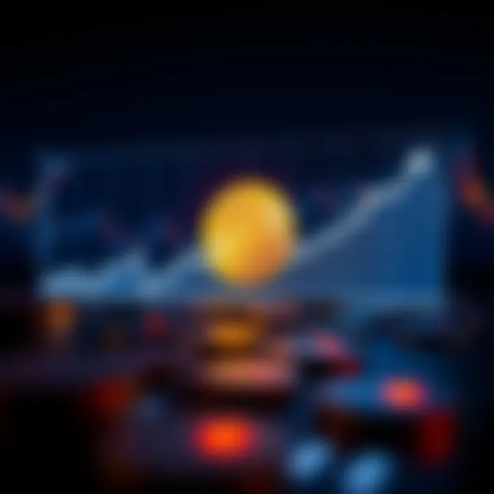 Graph illustrating the historical changes in coin dominance