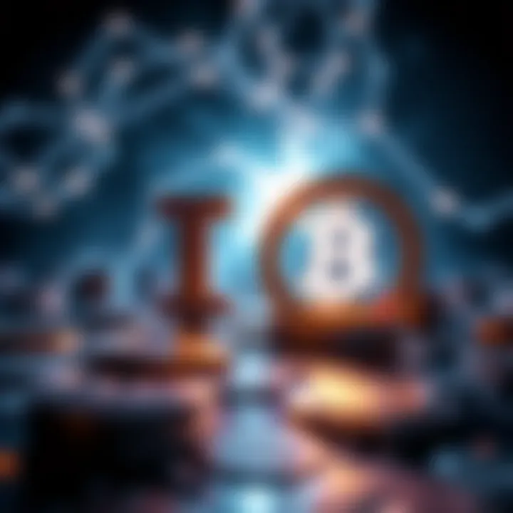 Illustration depicting the interaction between ICP and USDT in the blockchain ecosystem