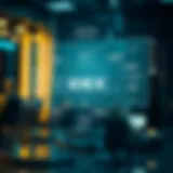 A conceptual diagram illustrating the structure of a cryptocurrency exchange.