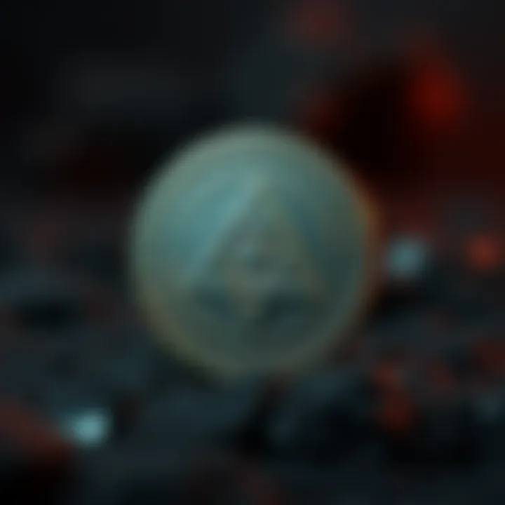 Illuminati Coin concept illustration