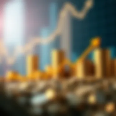 Graph showing investment growth over time with APY