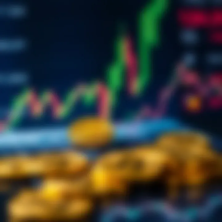 Graph illustrating market trends for launchpad coins