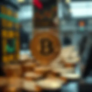 A graphical representation of market trends affecting coin dealers