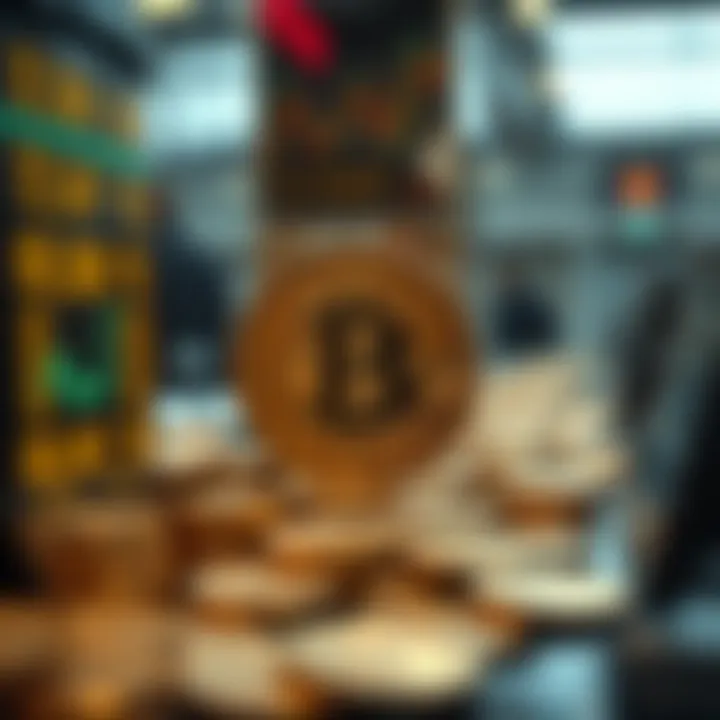 A graphical representation of market trends affecting coin dealers