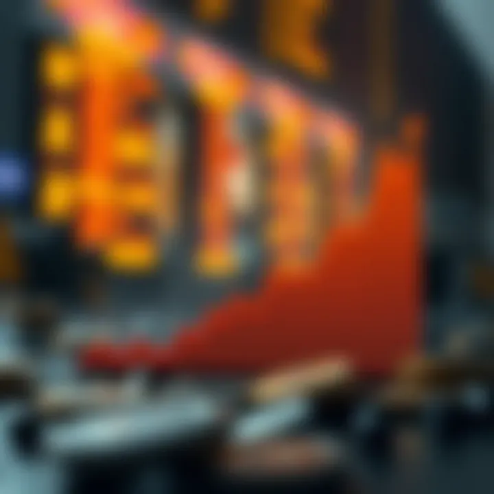 Graph illustrating the impact of coin burn on market value