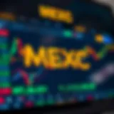 MEXC exchange interface showcasing trading features
