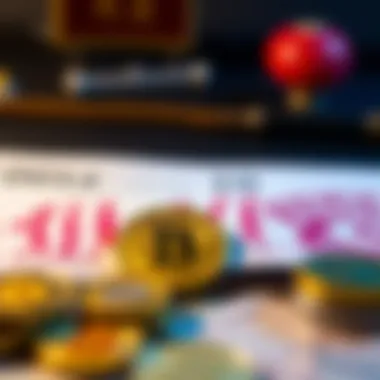 Historical timeline showcasing the evolution of currency