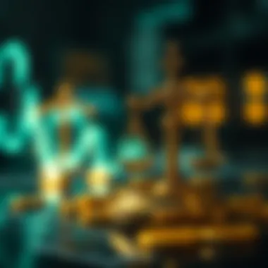 A symbolic depiction of legal aspects related to NFTs