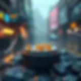 A conceptual representation of NFTs in the digital landscape