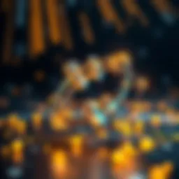 Conceptual representation of Orbit Chain in blockchain technology